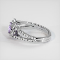 1.26 Ct. Purple Sapphire Ring, Platinum 950 4