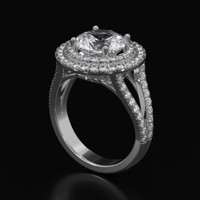 3.06 Ct. Sapphire Ring, Platinum 950 2