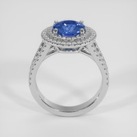 1.88 Ct. Blue Sapphire Ring, 14K White Gold 3