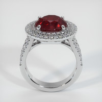 5.08 Ct. Ruby Ring, 18K White Gold 3
