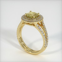 1.54 Ct. Yellow Sapphire Ring, 14K Yellow Gold 2
