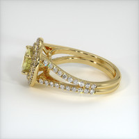 1.54 Ct. Yellow Sapphire Ring, 18K Yellow Gold 4