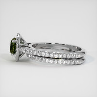 1.37 Ct. Gemstone Ring, Platinum 950 4