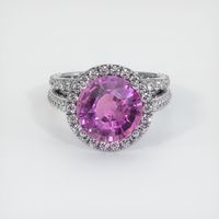 3.58 Ct. Sapphire Ring, Platinum 950 1