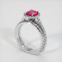 Ruby Ring 1.29 Ct. Platinum 950 Preview