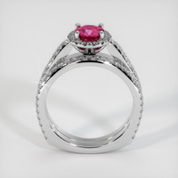 0.85 Ct. Ruby Ring, Platinum 950 3