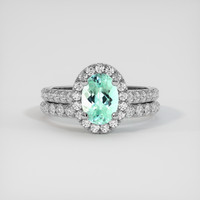 1.24 Ct. Gemstone Ring, 14K White Gold 1