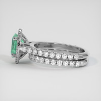 1.24 Ct. Gemstone Ring, 14K White Gold 4