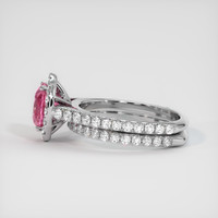 1.74 Ct. Sapphire Ring, 14K White Gold 4