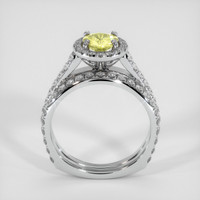 1.23 Ct. Yellow Sapphire Ring, 14K White Gold 3