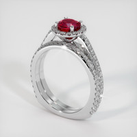 Ruby Ring 1.12 Ct., 18K White Gold Preview