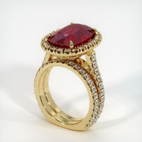 Ruby Ring 7.01 Ct., 14K Yellow Gold Preview