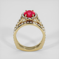 2.26 Ct. Ruby Ring, 14K Yellow Gold 3