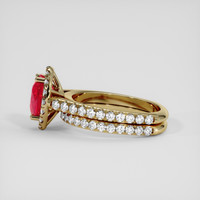 2.26 Ct. Ruby Ring, 14K Yellow Gold 4