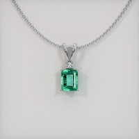 Emerald Pendant 0.30 Ct., Platinum 950 Preview