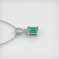 0.30 Ct. Emerald  Pendant - Platinum 950