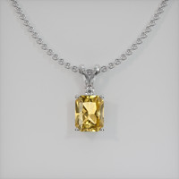 1.68 Ct. Gemstone Pendant, Platinum 950 1