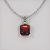 1.52 Ct. Gemstone Pendant, Platinum 950 1