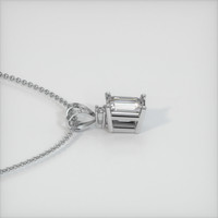 1.30 Ct. Sapphire Pendant, Platinum 950 3