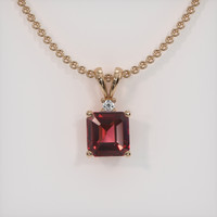 1.71 Ct. Gemstone Pendant, 14K Rose Gold 1