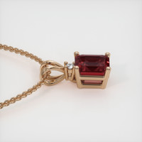 1.71 Ct. Gemstone Pendant, 14K Rose Gold 3