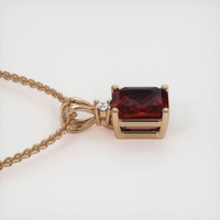 1.52 Ct. Gemstone Pendant, 14K Rose Gold 3