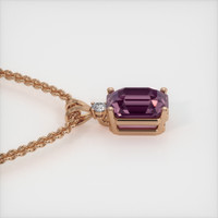 2.80 Ct. Gemstone Pendant, 14K Rose Gold 3