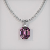 2.80 Ct. Gemstone Pendant, 14K White Gold 1