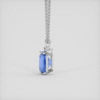 7.49 Ct. Blue Sapphire Pendant, 14K White Gold 3
