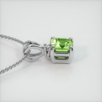 0.36 Ct. Sapphire Pendant, 18K White Gold 3