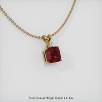 Ruby Pendant 0.92 Ct., 14K Yellow Gold Preview