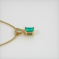 Emerald Pendant 0.30 Ct., 18K Yellow Gold Preview