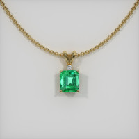 Emerald Pendant 1.90 Ct., 18K Yellow Gold Preview