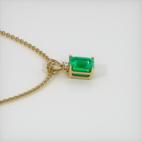 1.90 Ct. Emerald  Pendant - 18K Yellow Gold