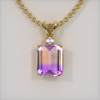 11.55 Ct. Gemstone Pendant, 18K Yellow Gold 1