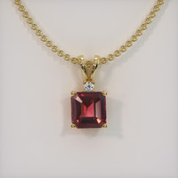 1.71 Ct. Gemstone Pendant, 18K Yellow Gold 1