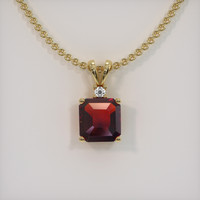 1.52 Ct. Gemstone Pendant, 18K Yellow Gold 1