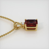 1.52 Ct. Gemstone Pendant, 18K Yellow Gold 3