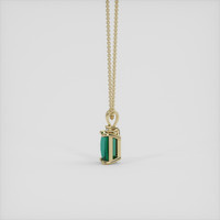 1.47 Ct. Green Tourmaline Pendant, 18K Yellow Gold 3