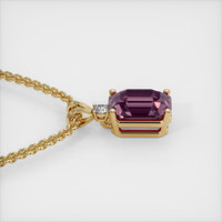 2.80 Ct. Gemstone Pendant, 18K Yellow Gold 3