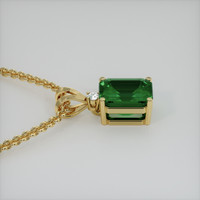 2.07 Ct. Gemstone Pendant, 18K Yellow Gold 3