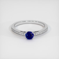 0.60 Ct. Sapphire Ring, Platinum 950 1