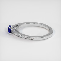 0.60 Ct. Sapphire Ring, Platinum 950 4