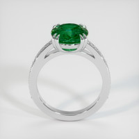 3.42 Ct. Emerald Ring, Platinum 950 3