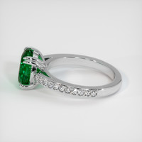 3.42 Ct. Emerald Ring, Platinum 950 4