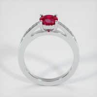 1.14 Ct. Ruby Ring, Platinum 950 3