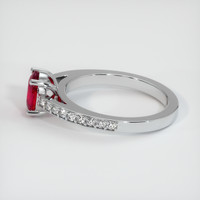 1.14 Ct. Ruby Ring, Platinum 950 4