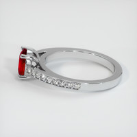 1.54 Ct. Ruby Ring, Platinum 950 4