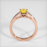0.91 Ct. Bi Color Sapphire Ring, 14K Rose Gold 3