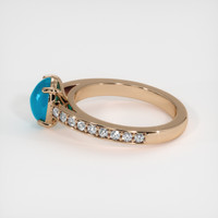 1.14 Ct. Gemstone Ring, 14K Rose Gold 4